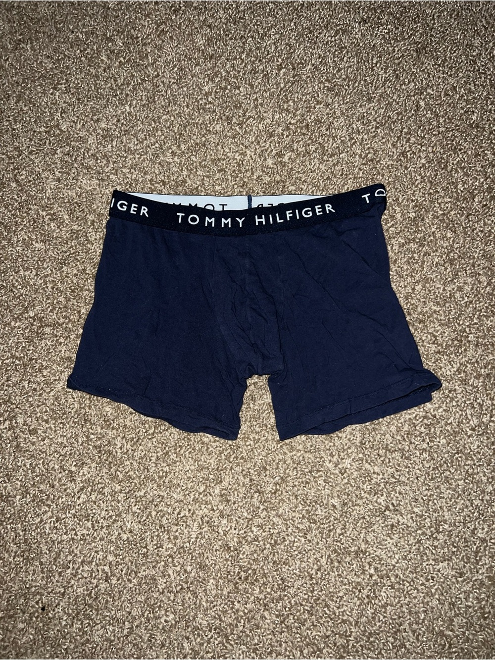Tommy Hilfiger Vintage OG Dark Navy Blue Black White Boxer Briefs Underwear